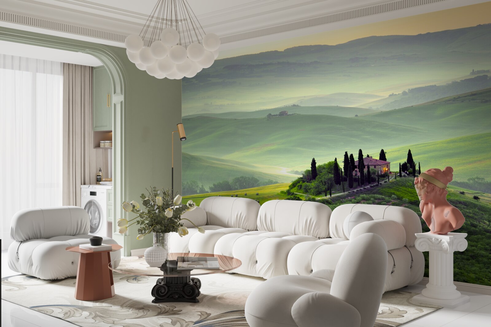 Fototapeta pod toskańskim słońcem