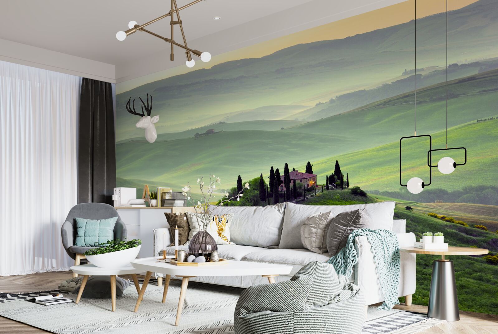 Fototapeta pod toskańskim słońcem