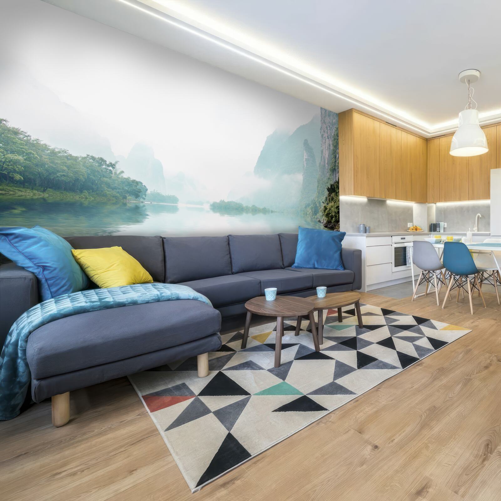 Fototapeta imponujący krajobraz rzeczny