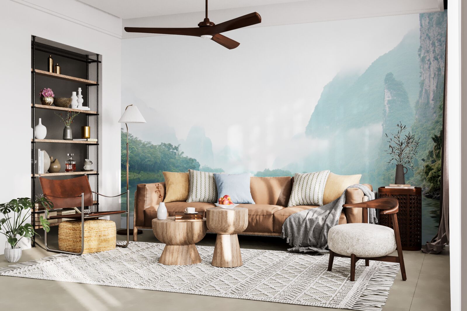 Fototapeta imponujący krajobraz rzeczny