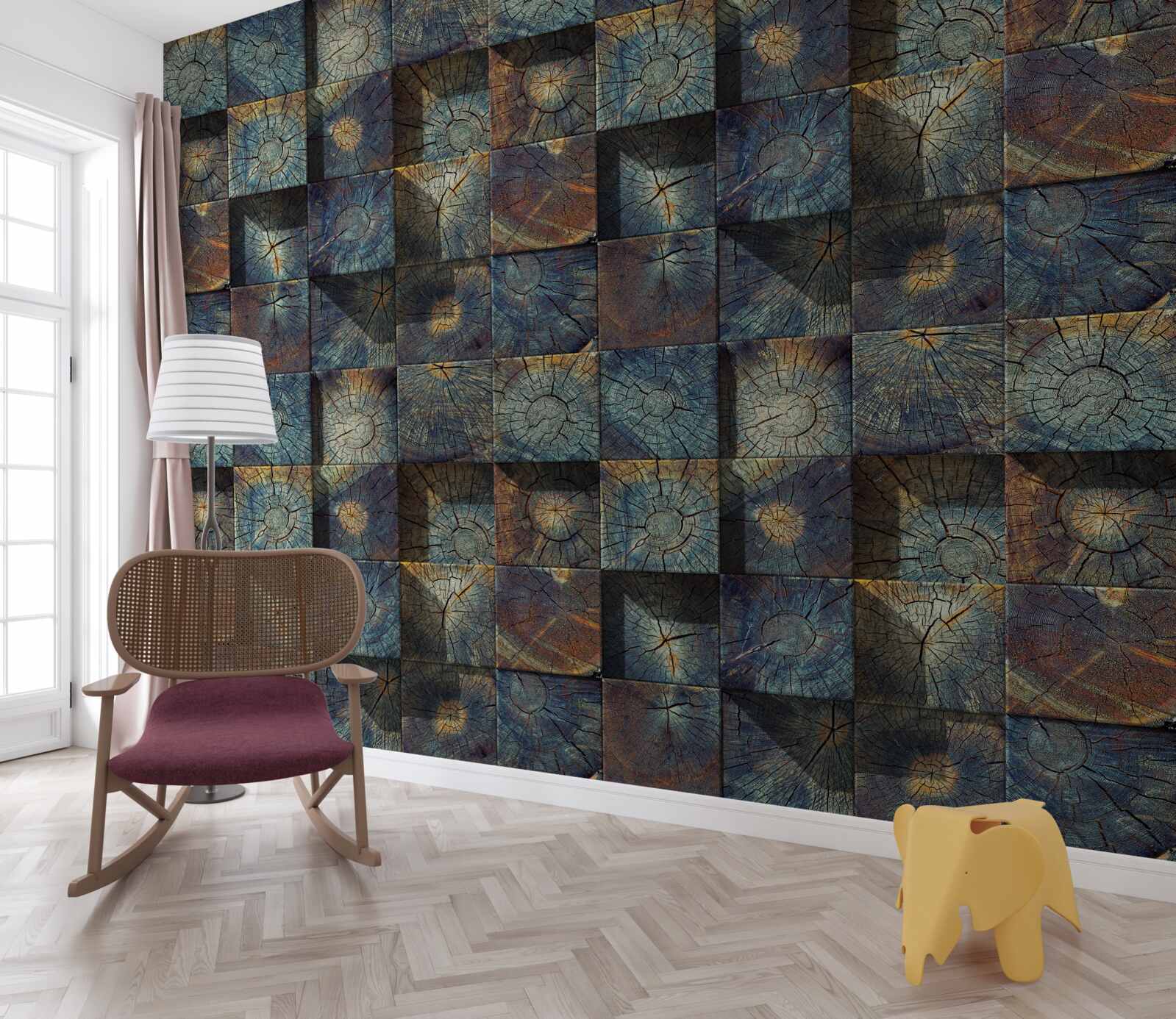 Fototapeta małe sadzonki drzew