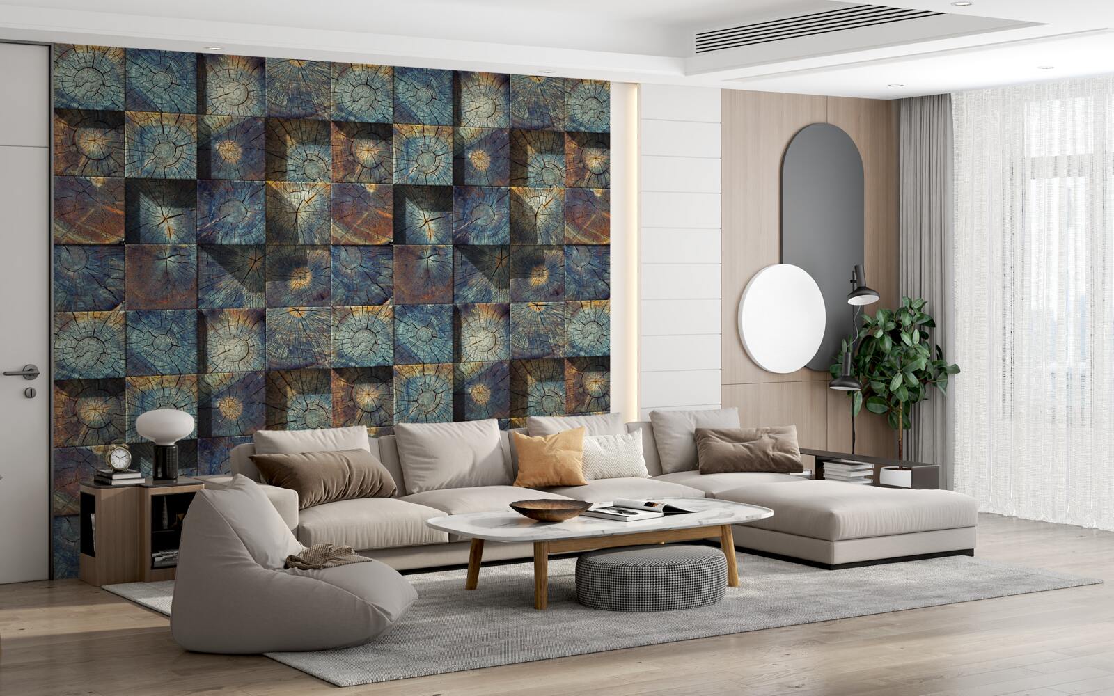 Fototapeta małe sadzonki drzew