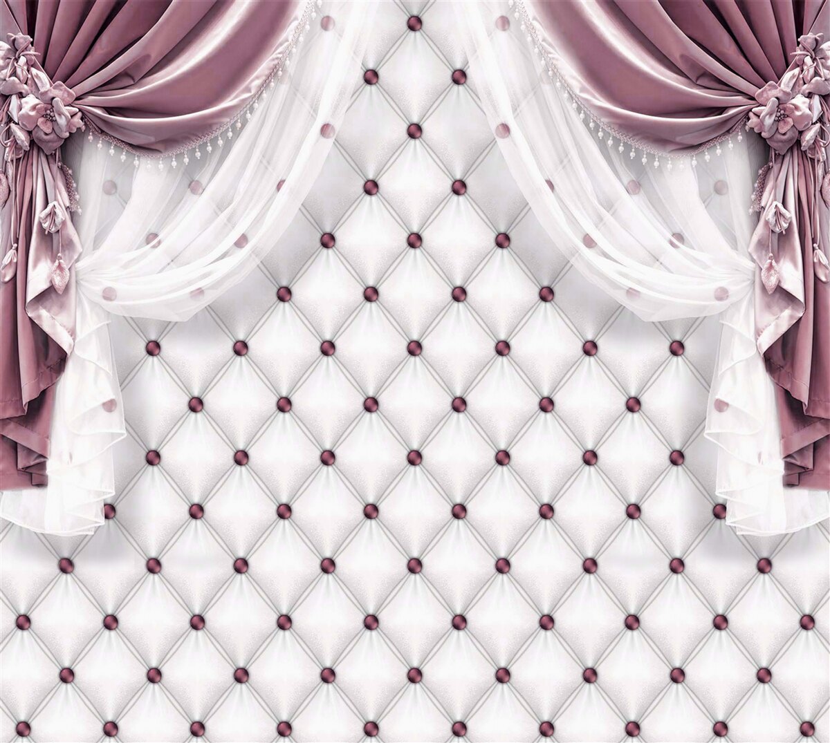 Fototapeta lawendowe zasłony