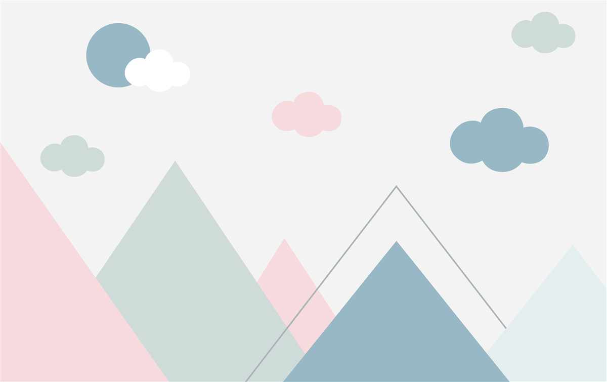 Fototapeta chmury i szczyty