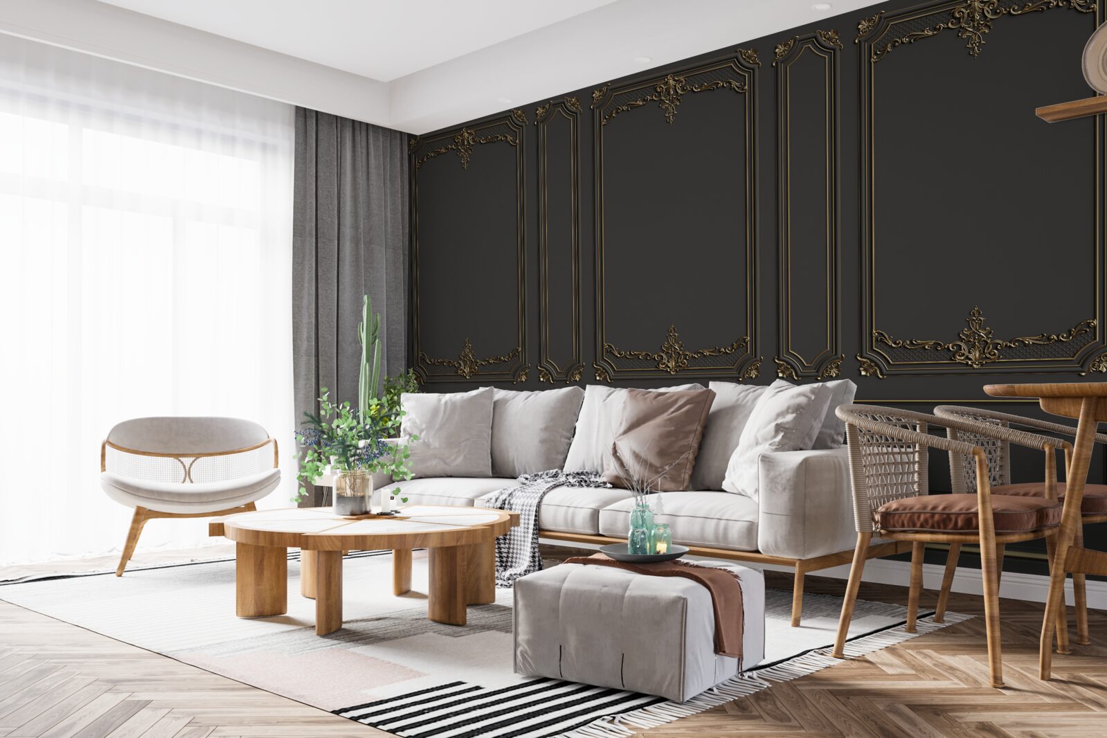 Fototapeta tradycyjna ściana wewnętrzna