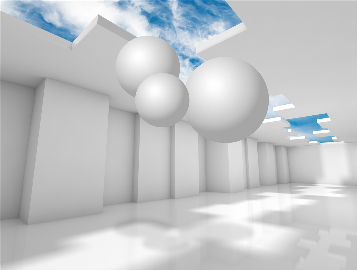 Fototapeta jasny magazyn