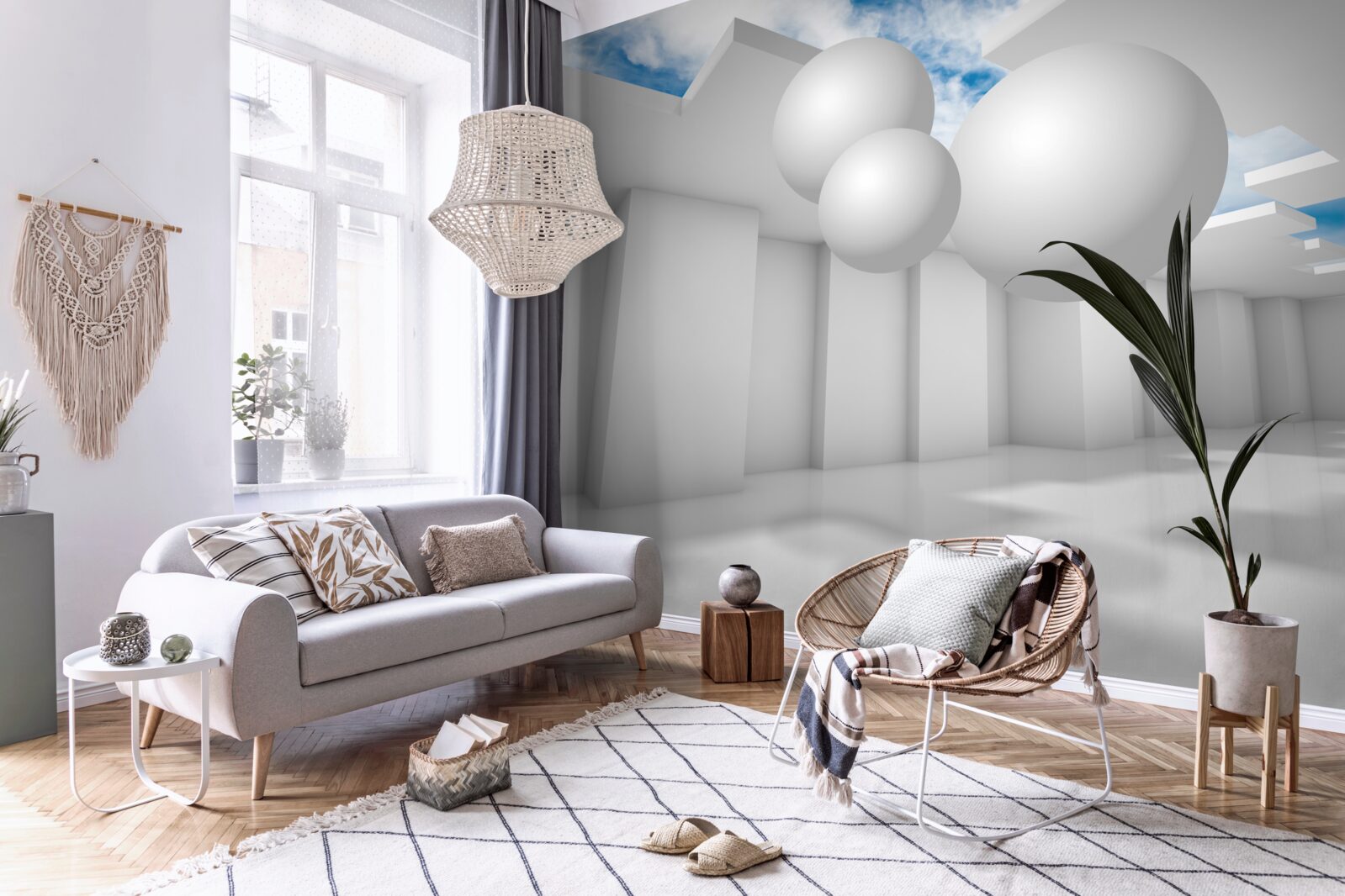 Fototapeta jasny magazyn