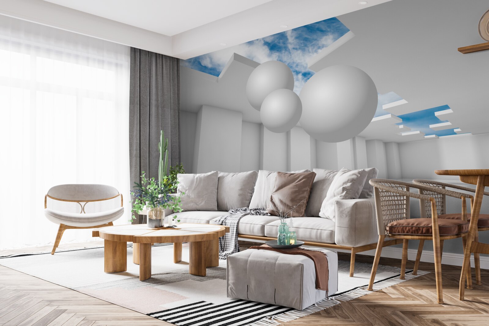 Fototapeta jasny magazyn