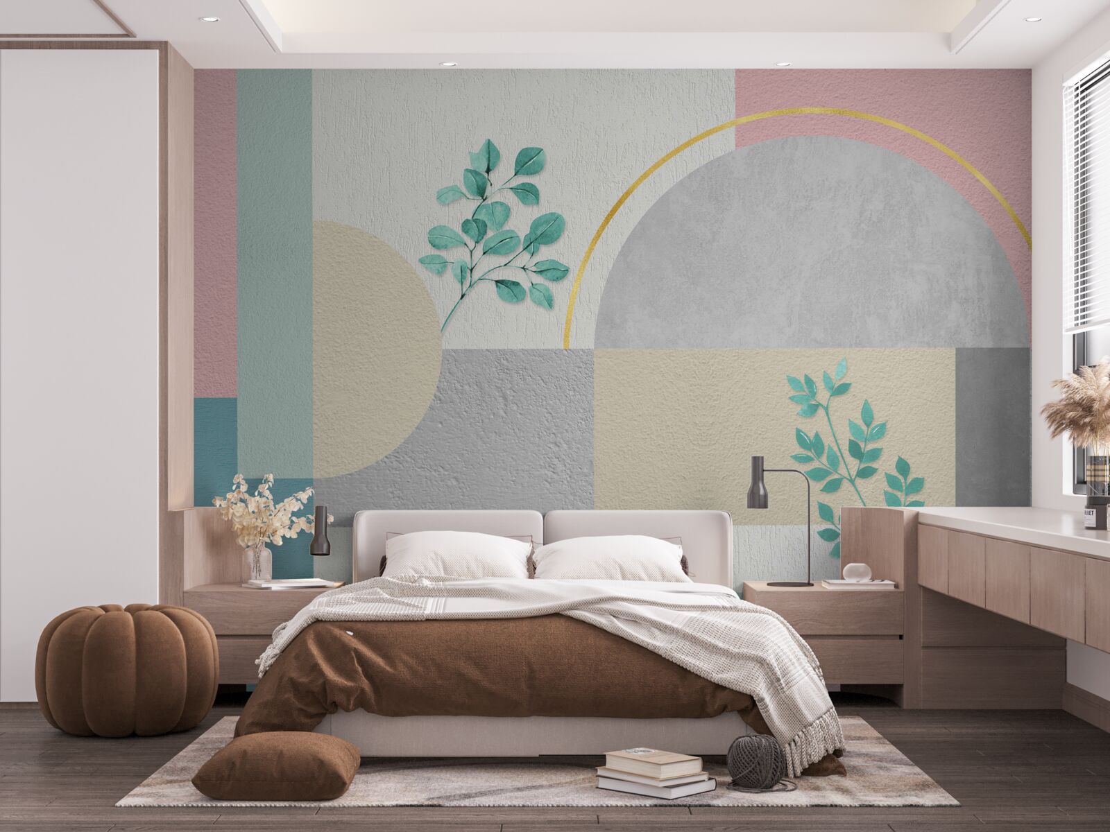 Fototapeta tło w stylu minimalistycznym wyróżnia się oryginalnością