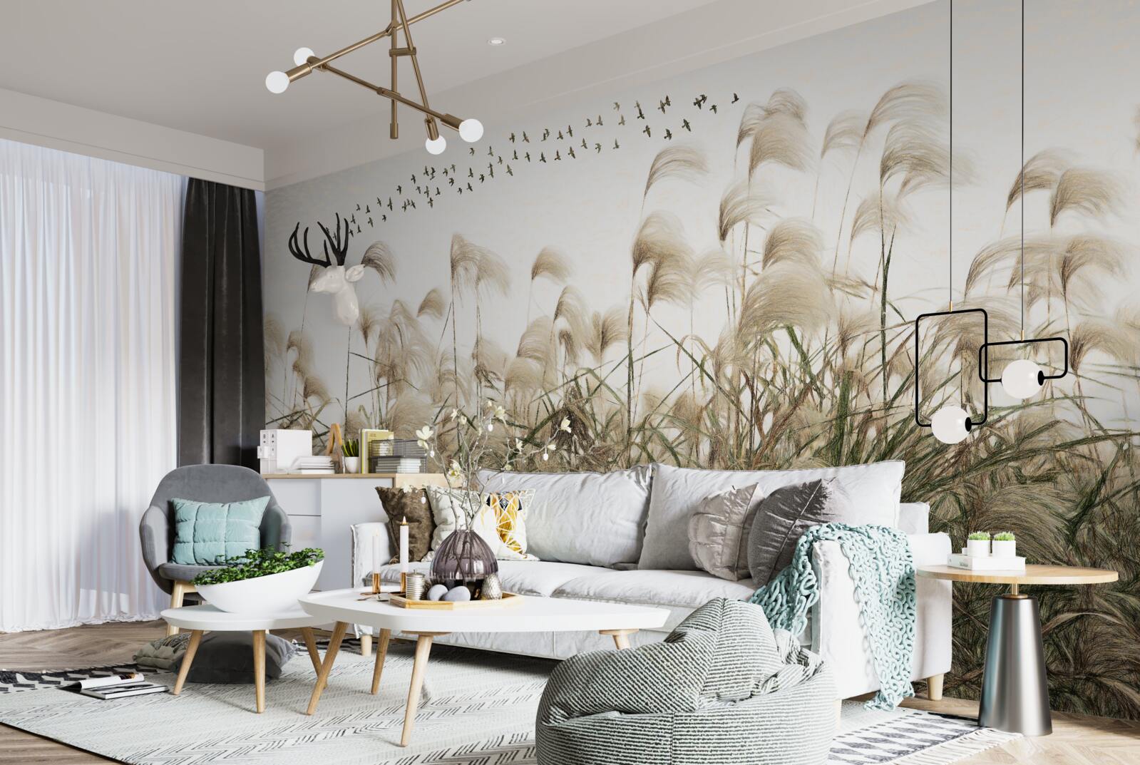 Fototapeta rośliny o puszystej teksturze