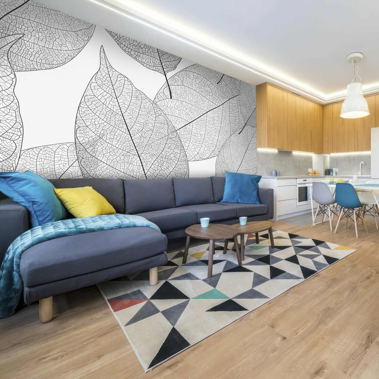 Fototapeta przezroczyste duże liście