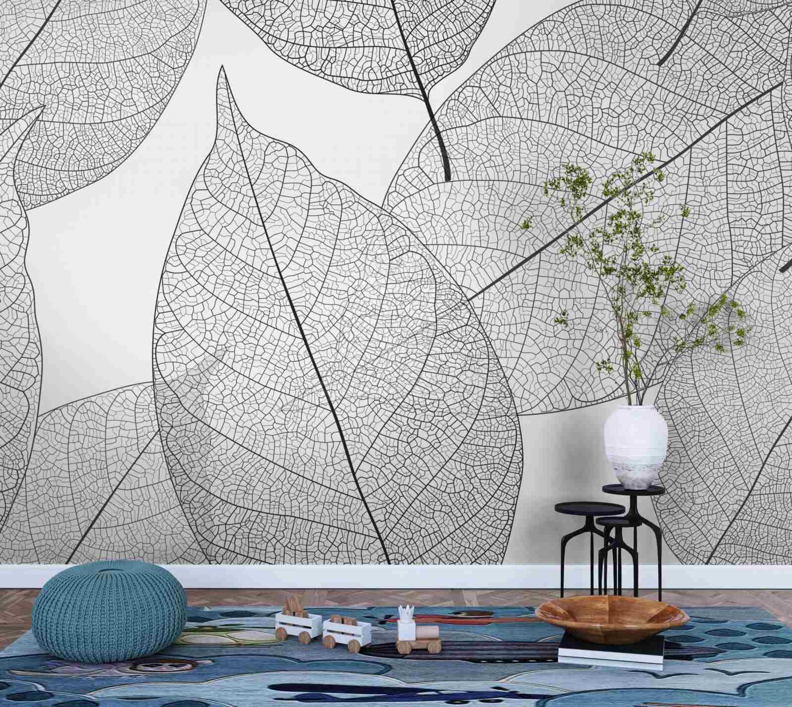 Fototapeta przezroczyste duże liście