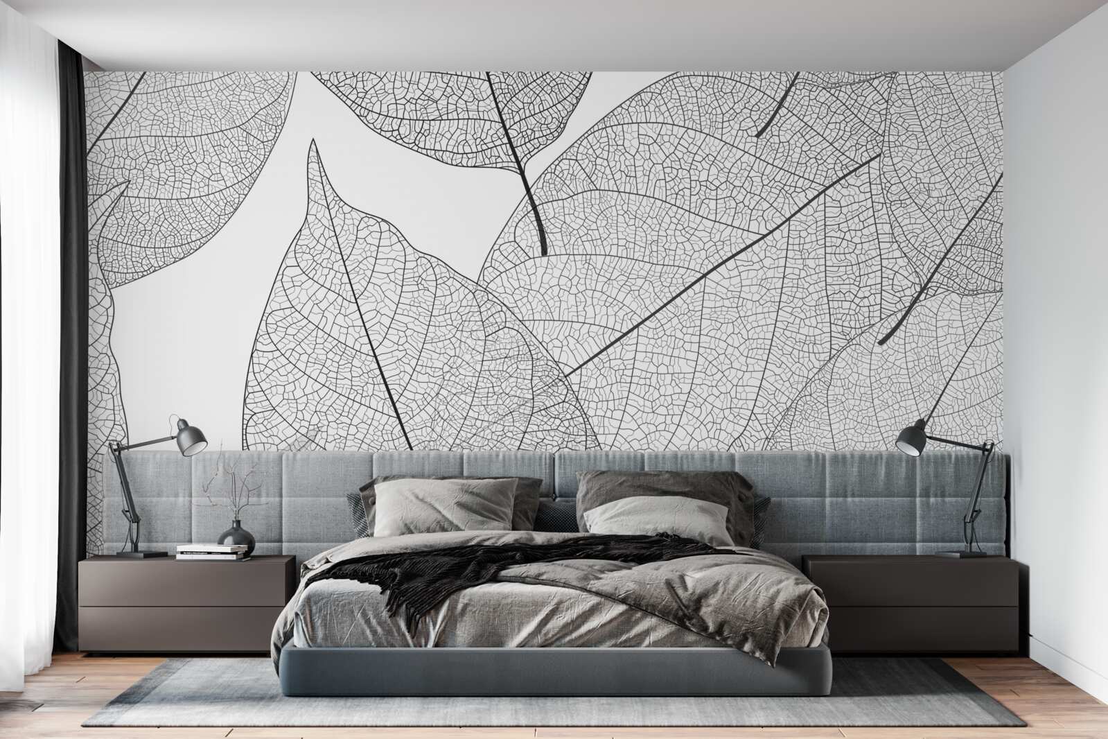 Fototapeta przezroczyste duże liście