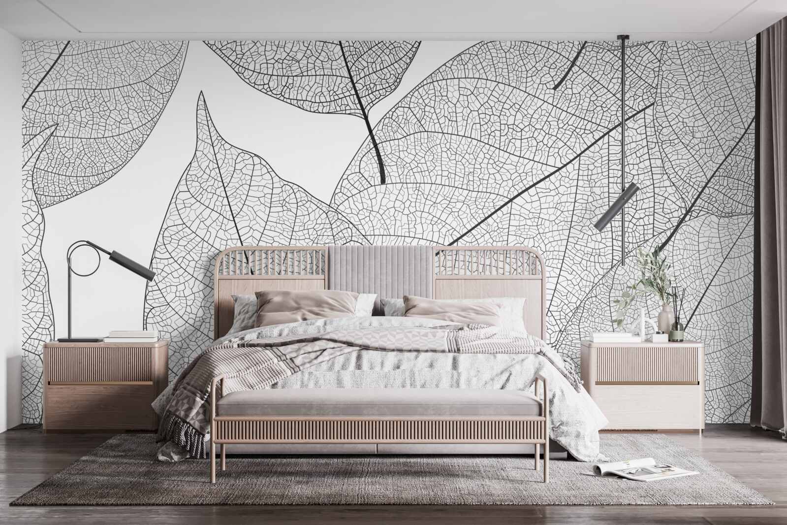 Fototapeta przezroczyste duże liście