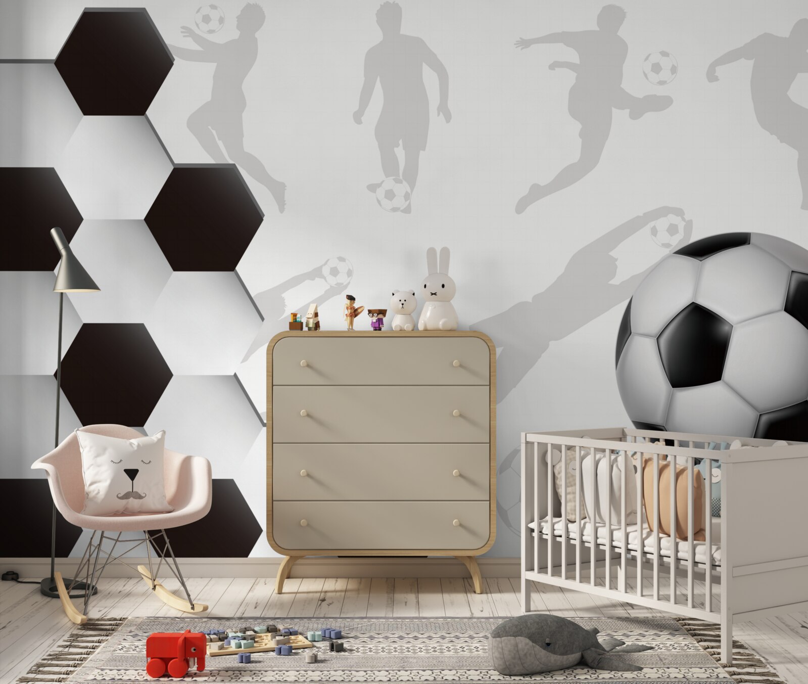 Fototapeta motyw piłkarski