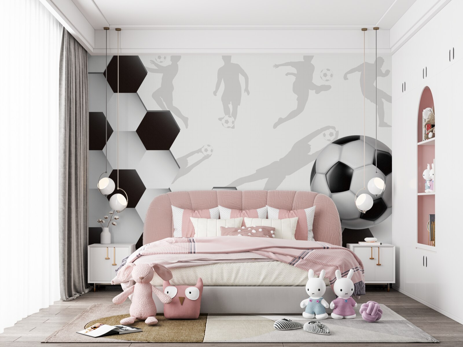 Fototapeta motyw piłkarski