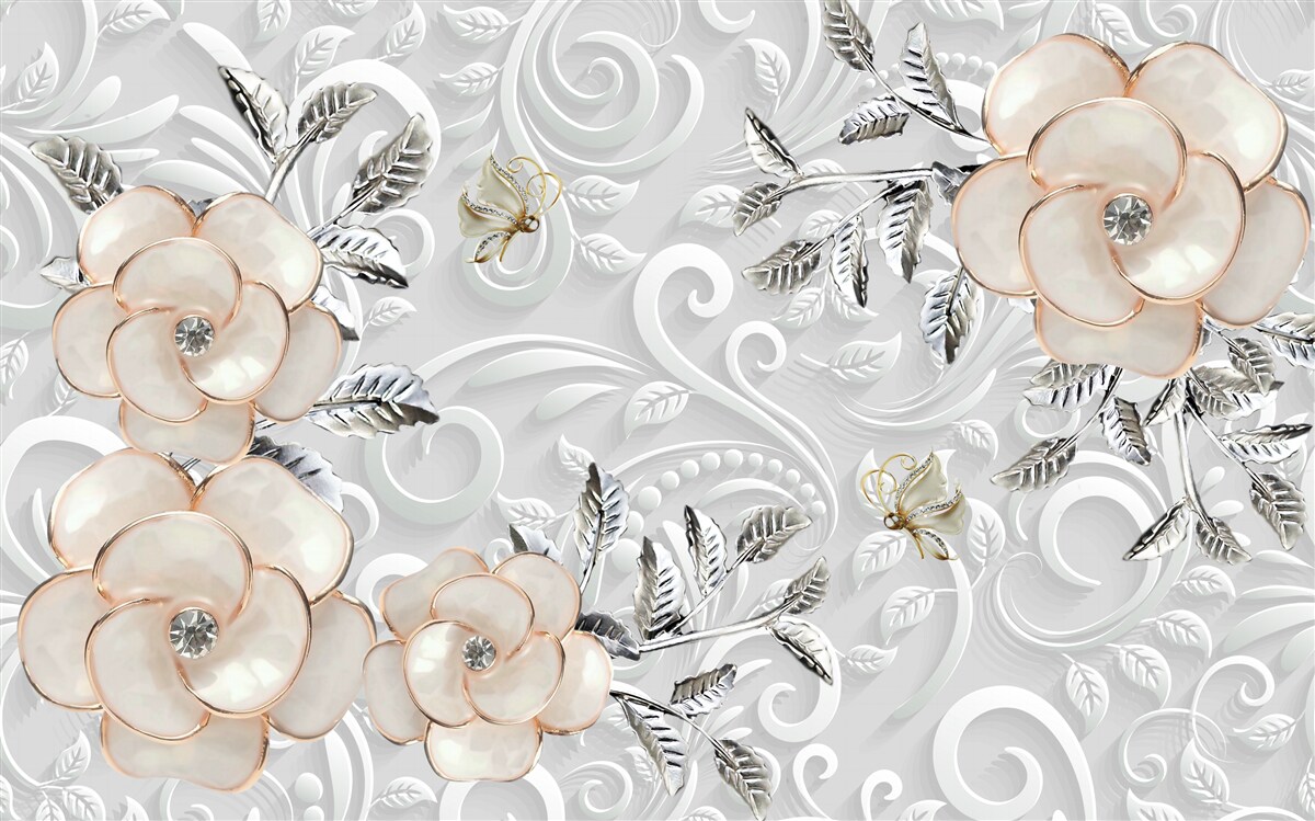 Fototapeta kremowe róże