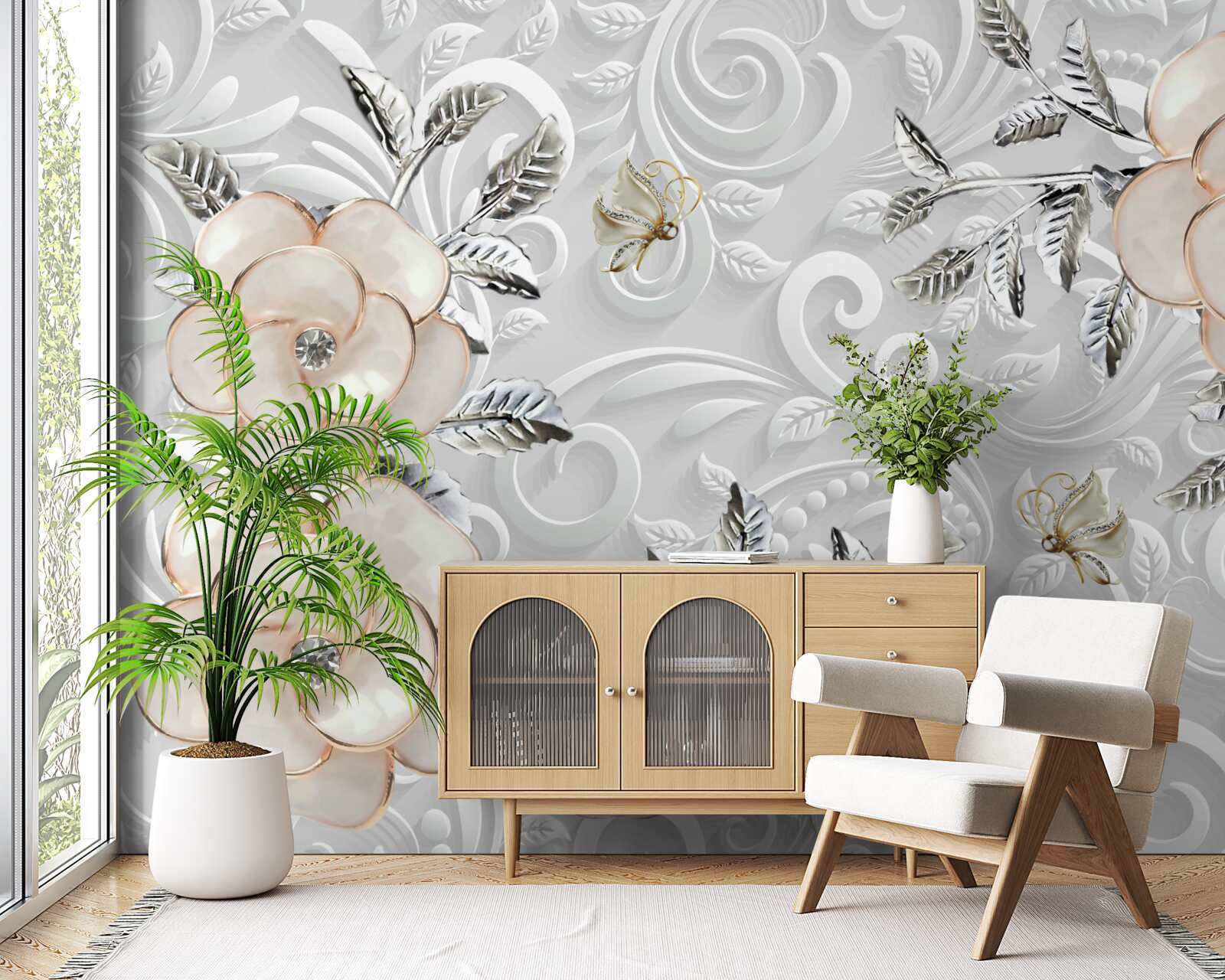 Fototapeta kremowe róże