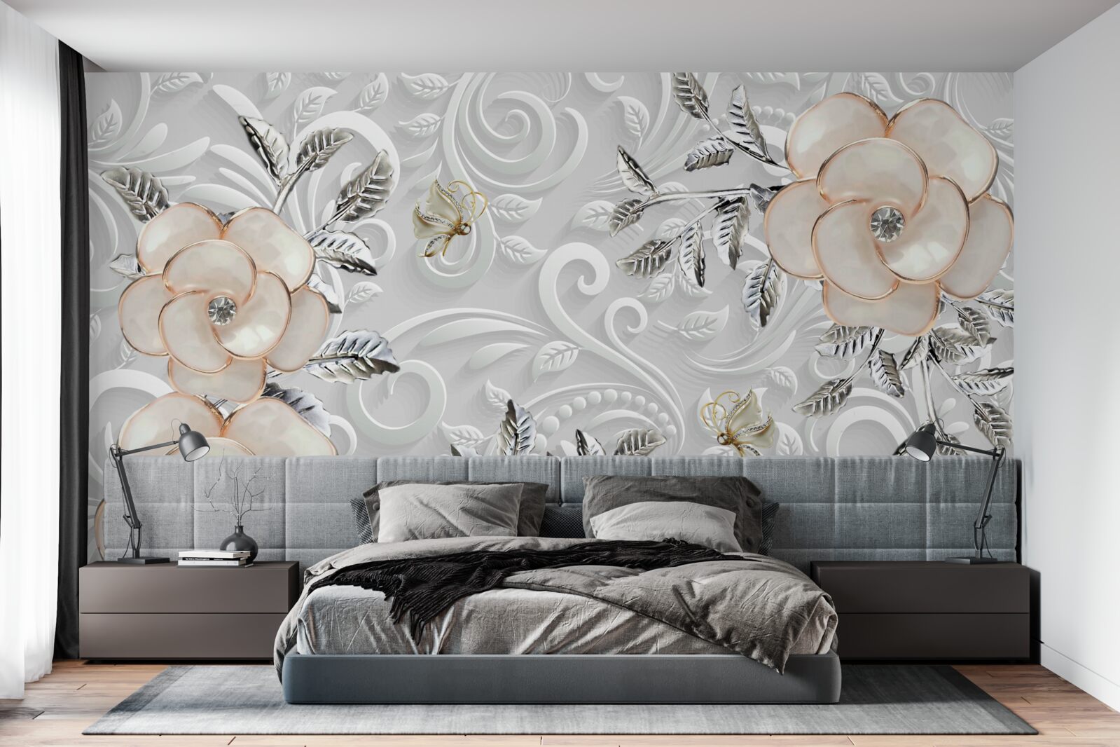 Fototapeta kremowe róże