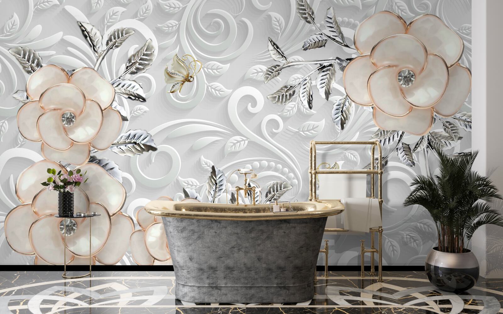 Fototapeta kremowe róże