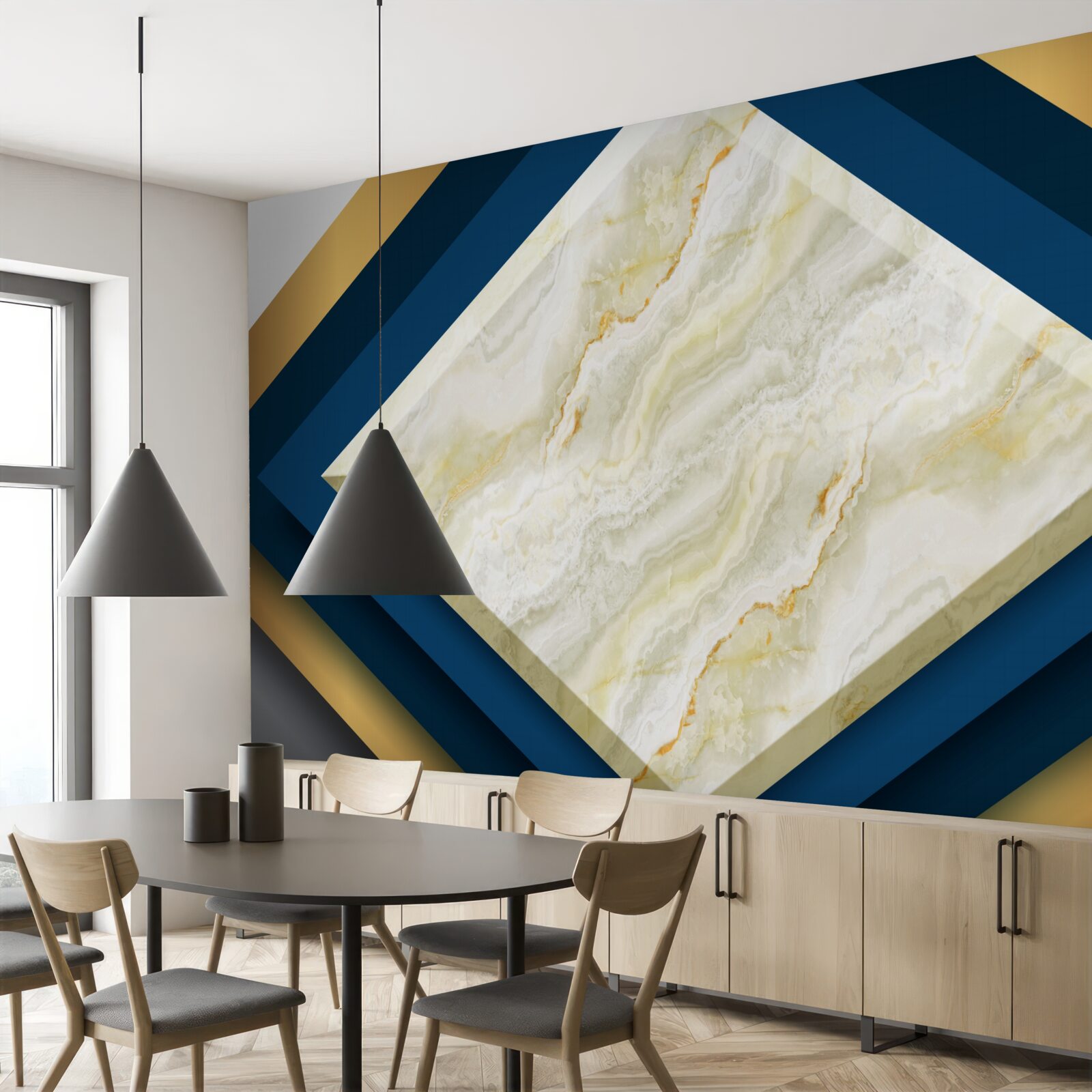 Fototapeta panele z efektowną ceramiką