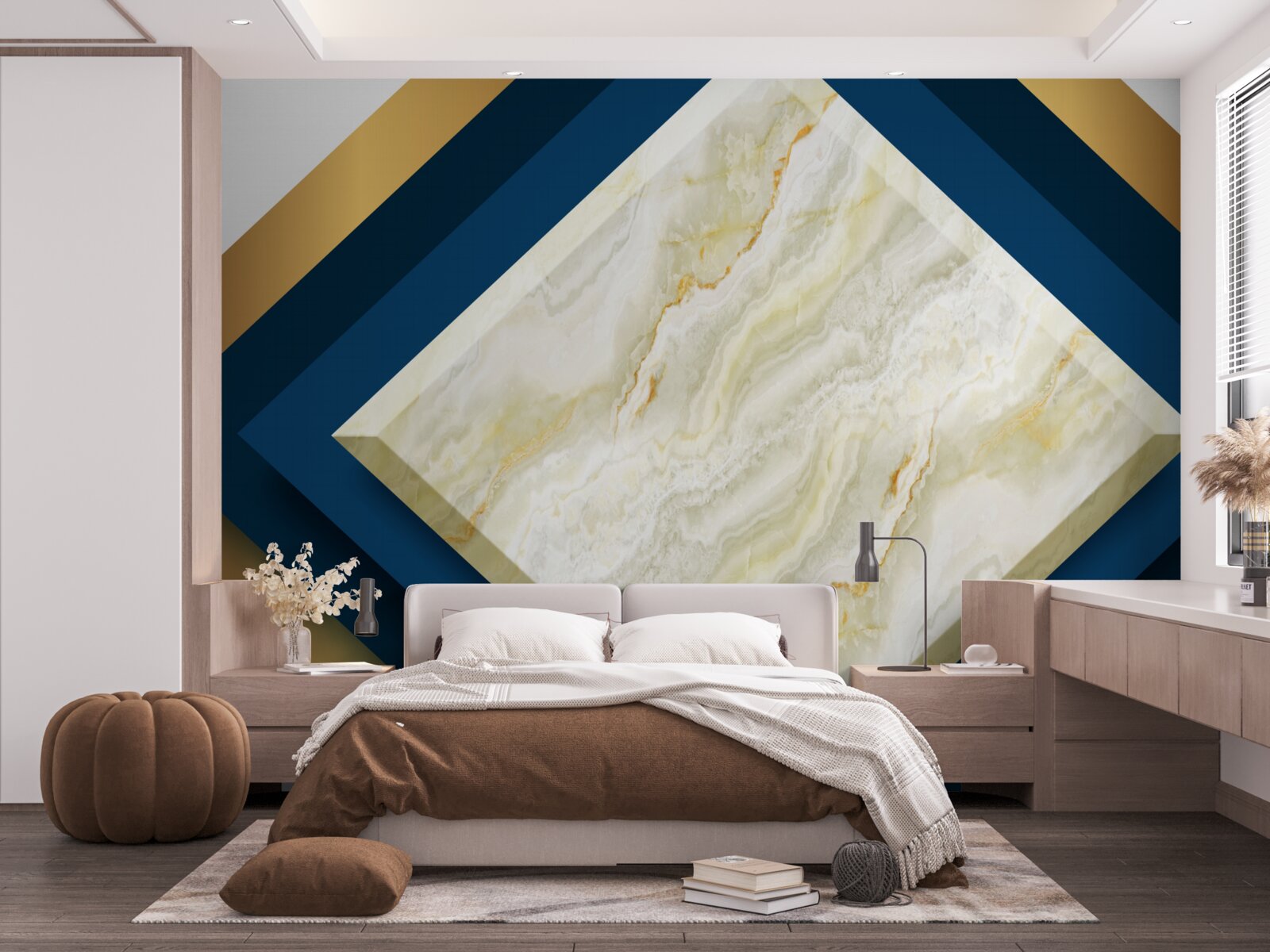 Fototapeta panele z efektowną ceramiką