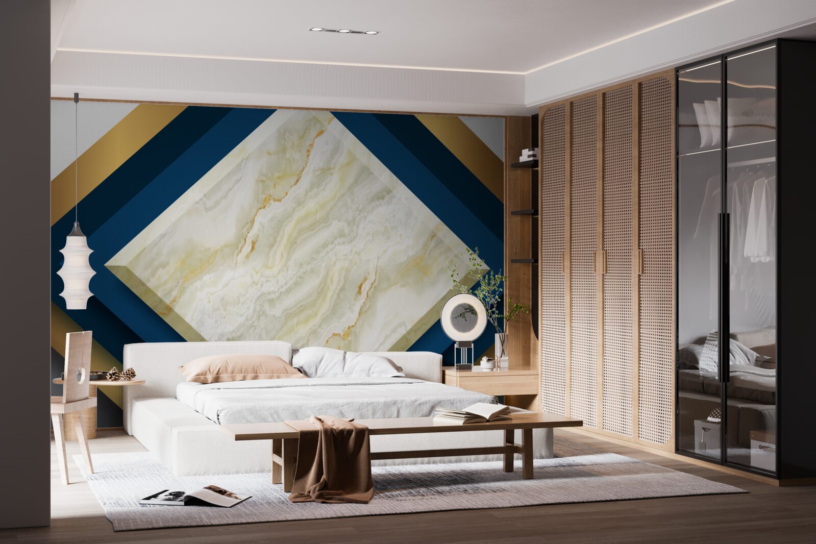 Fototapeta panele z efektowną ceramiką