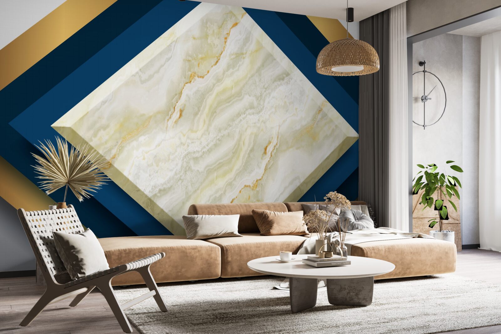 Fototapeta panele z efektowną ceramiką