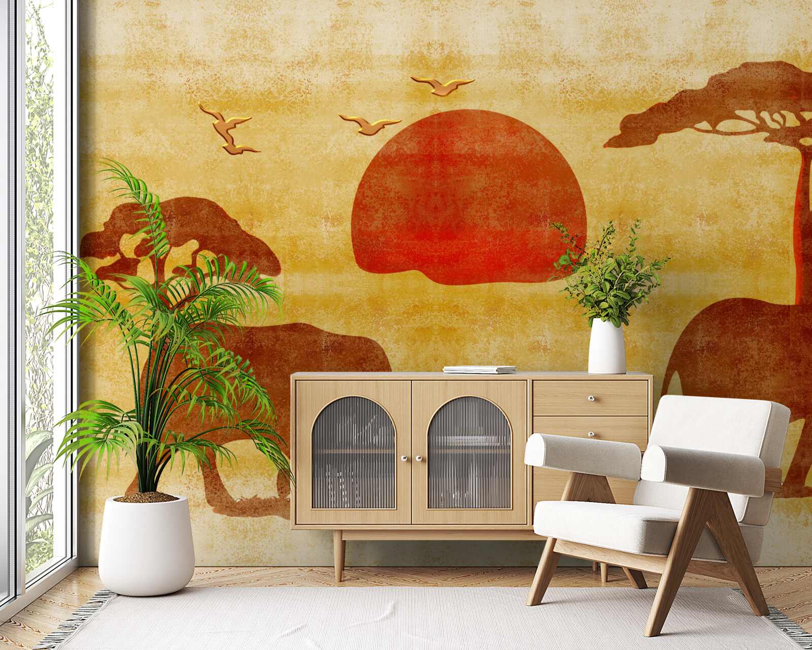 Fototapeta rodzina słoni z afryki