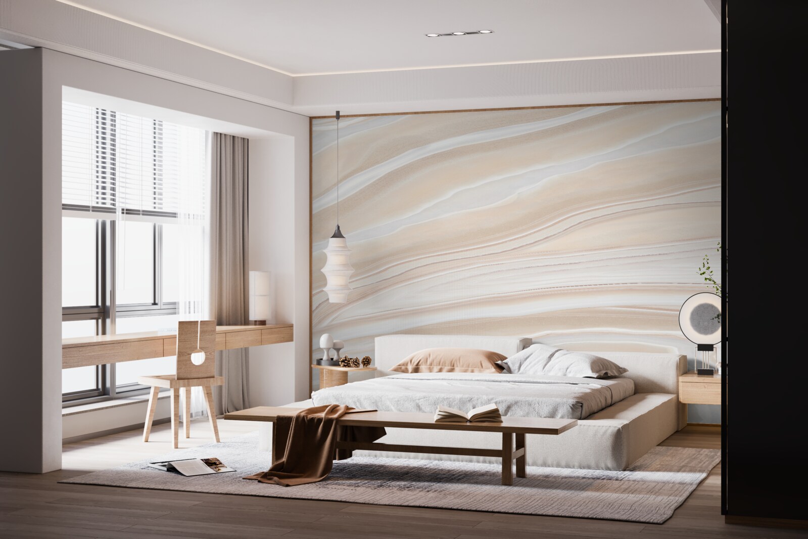 Fototapeta jasne płytki ceramiczne