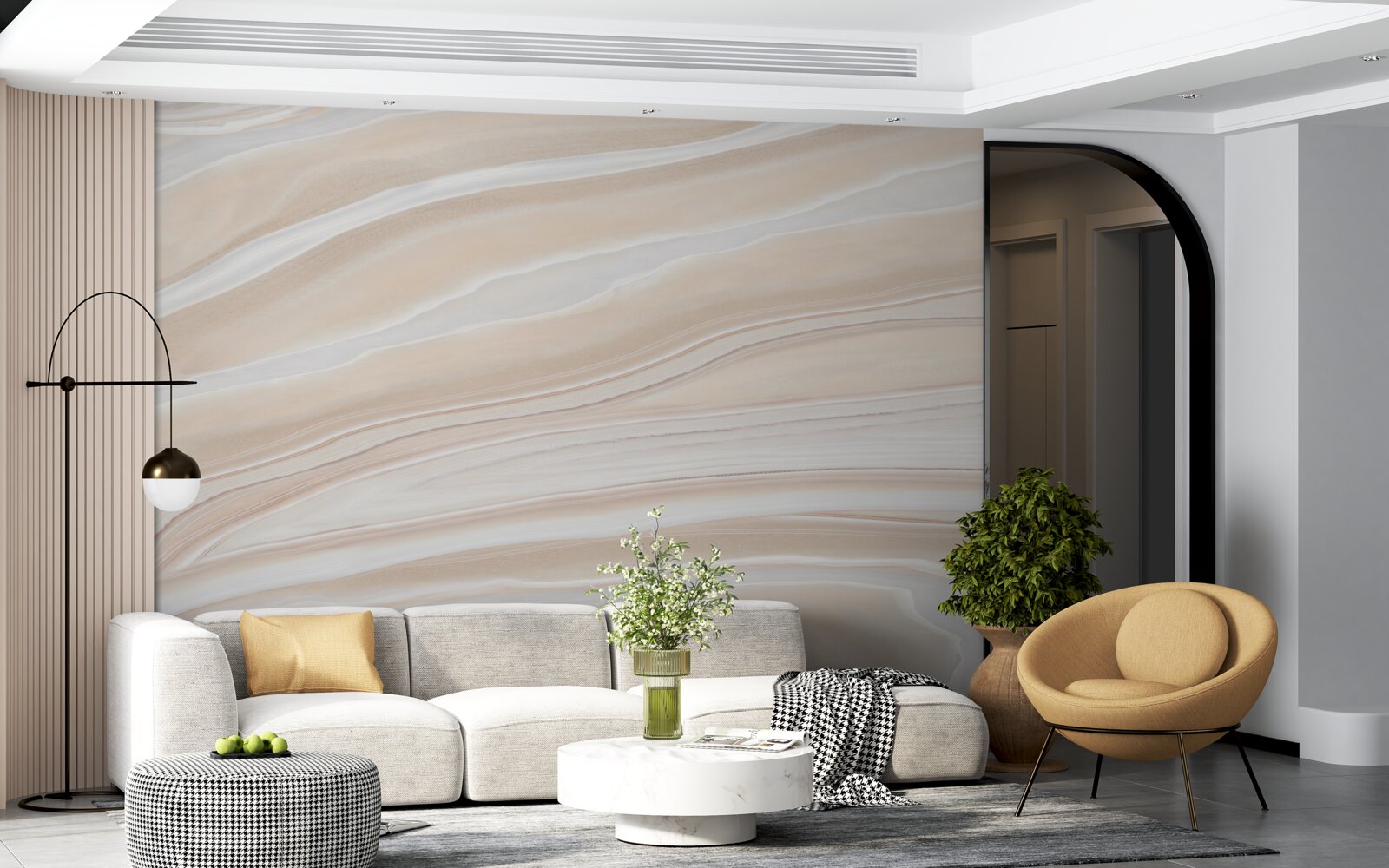 Fototapeta jasne płytki ceramiczne