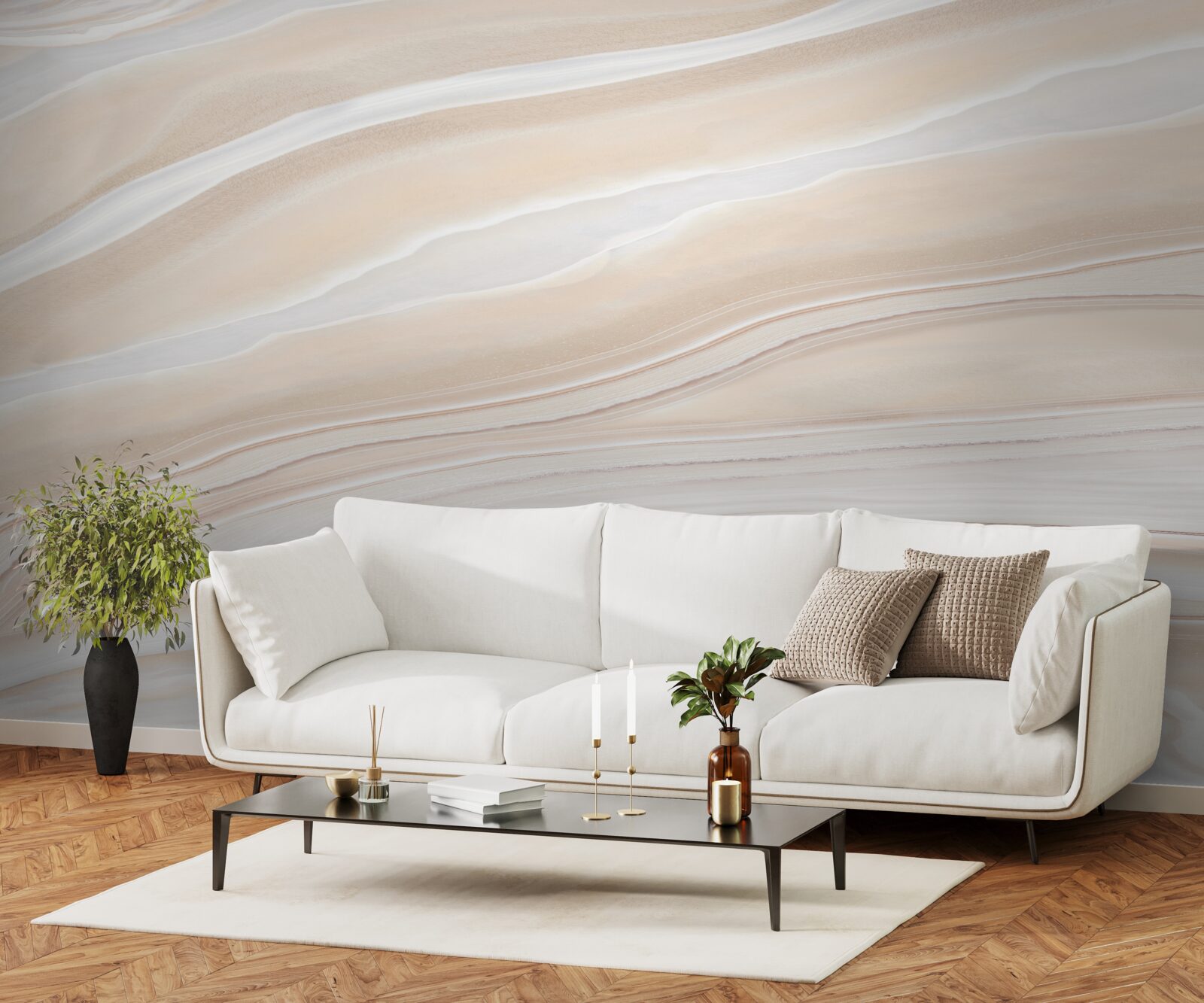 Fototapeta jasne płytki ceramiczne