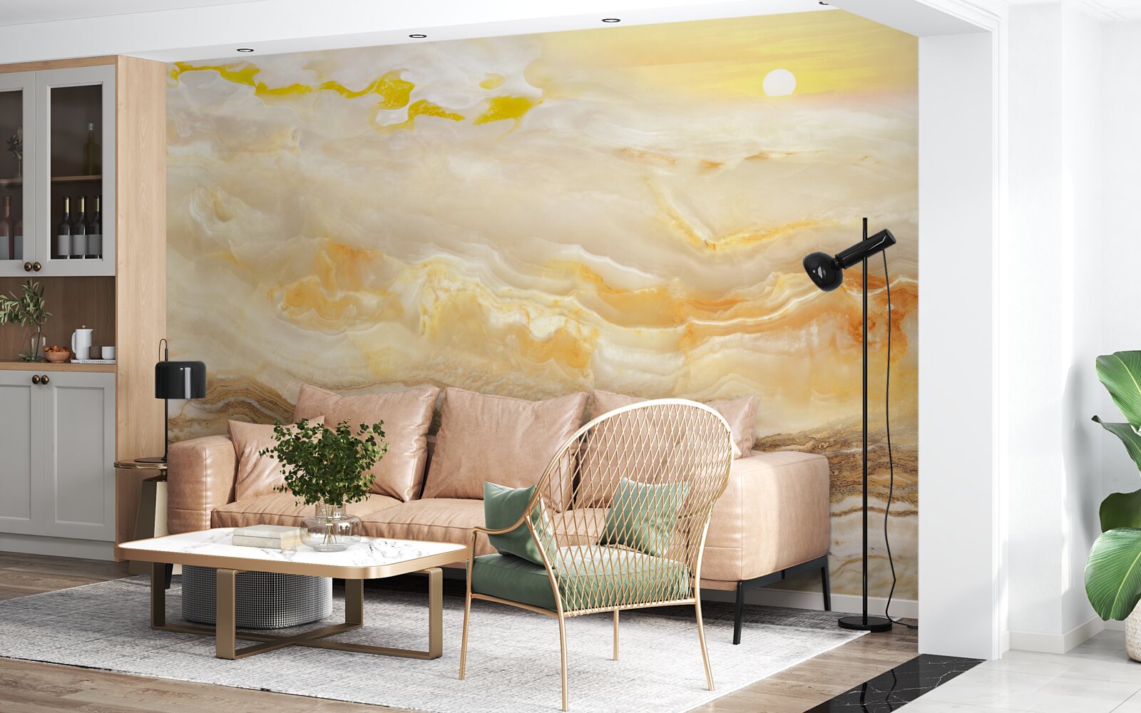 Fototapeta marmur z gór