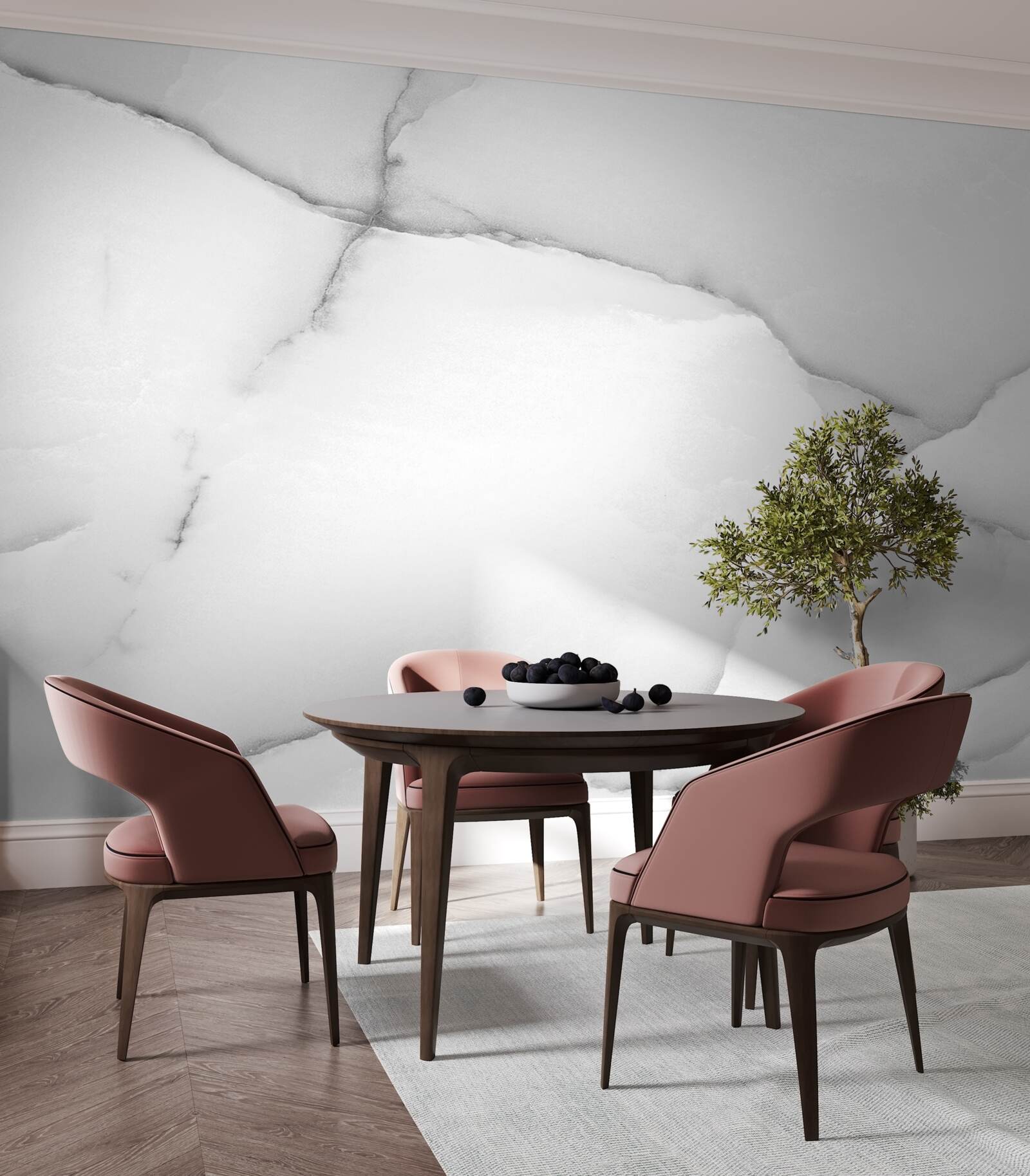 Fototapeta naturalny wzór białego marmuru