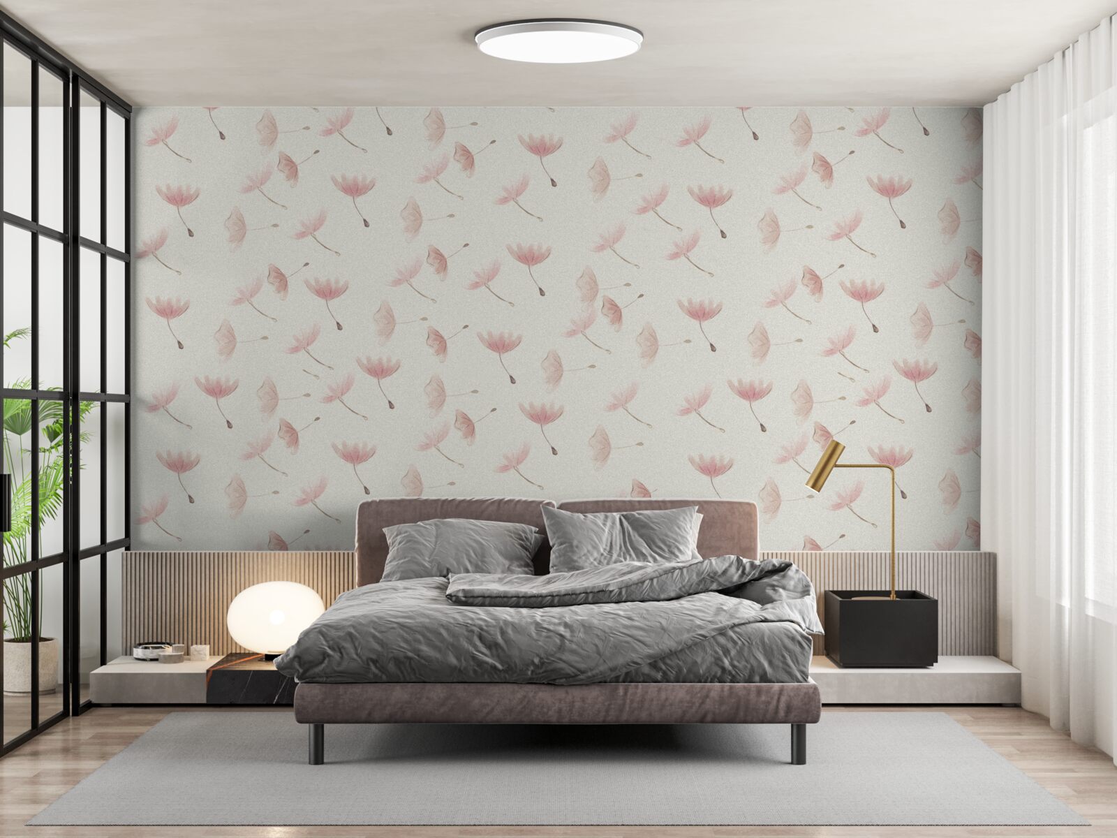 Fototapeta liczne drobne kwiaty