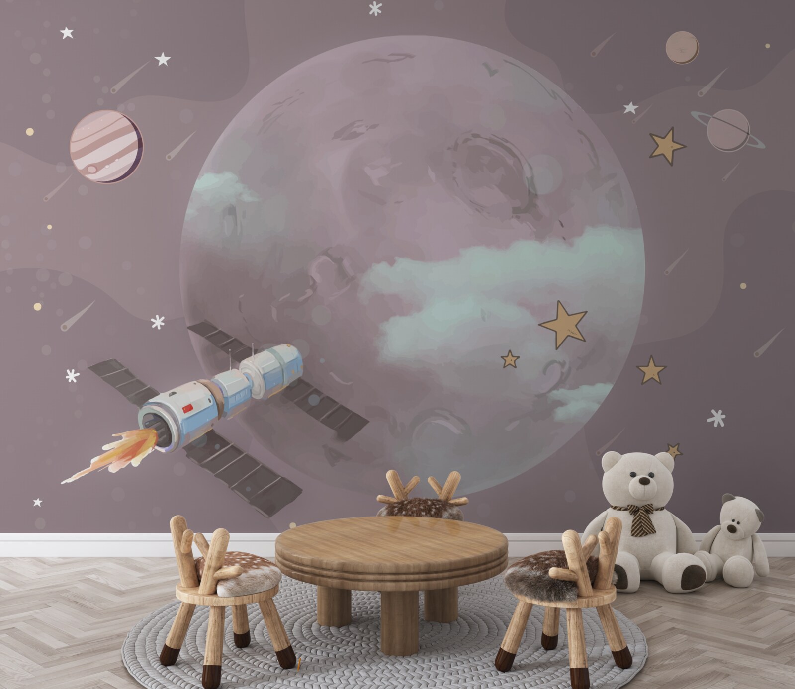 Fototapeta satelita na orbicie