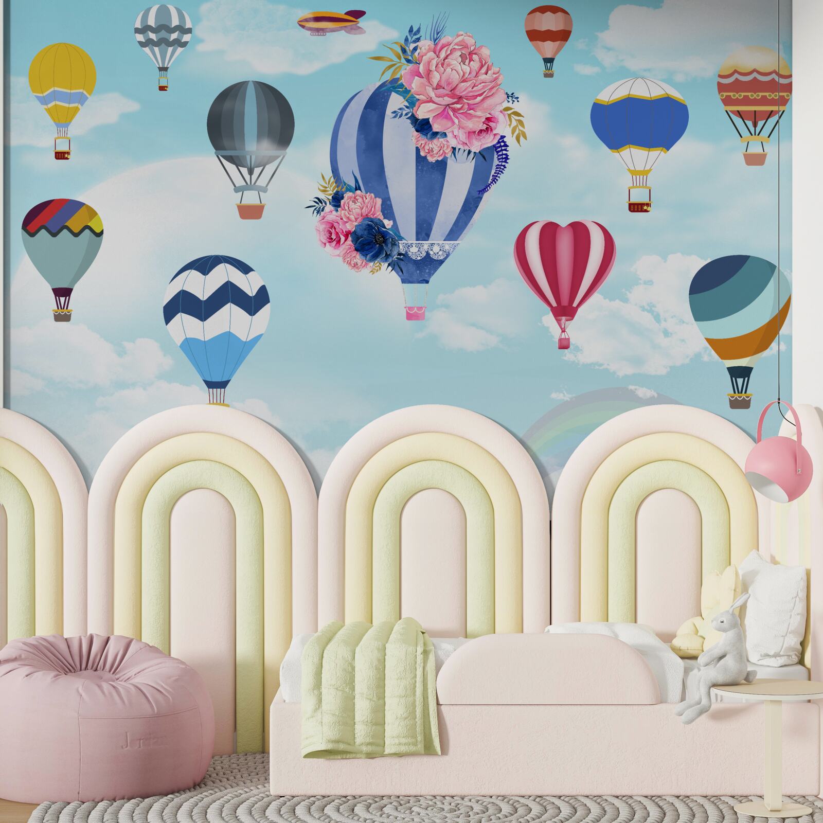 Fototapeta jasne kule na niebie