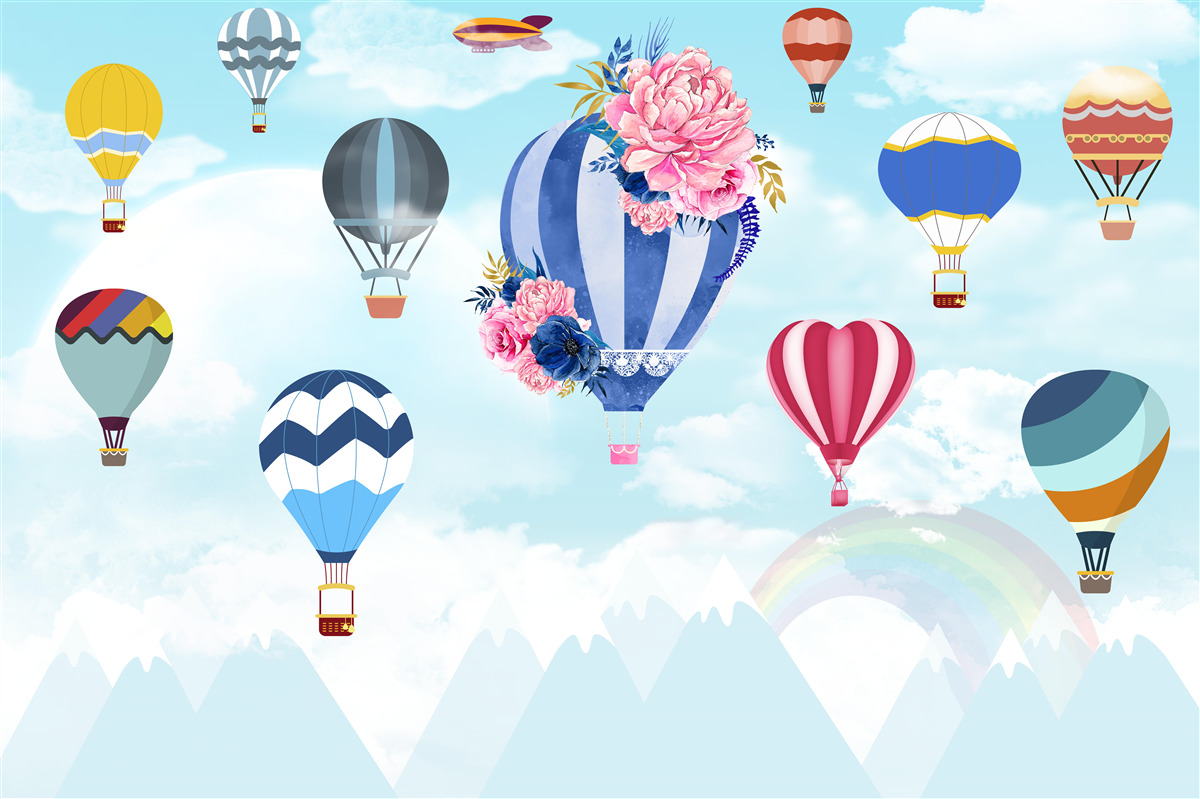 Fototapeta kulki wszystkich kolorów tęczy