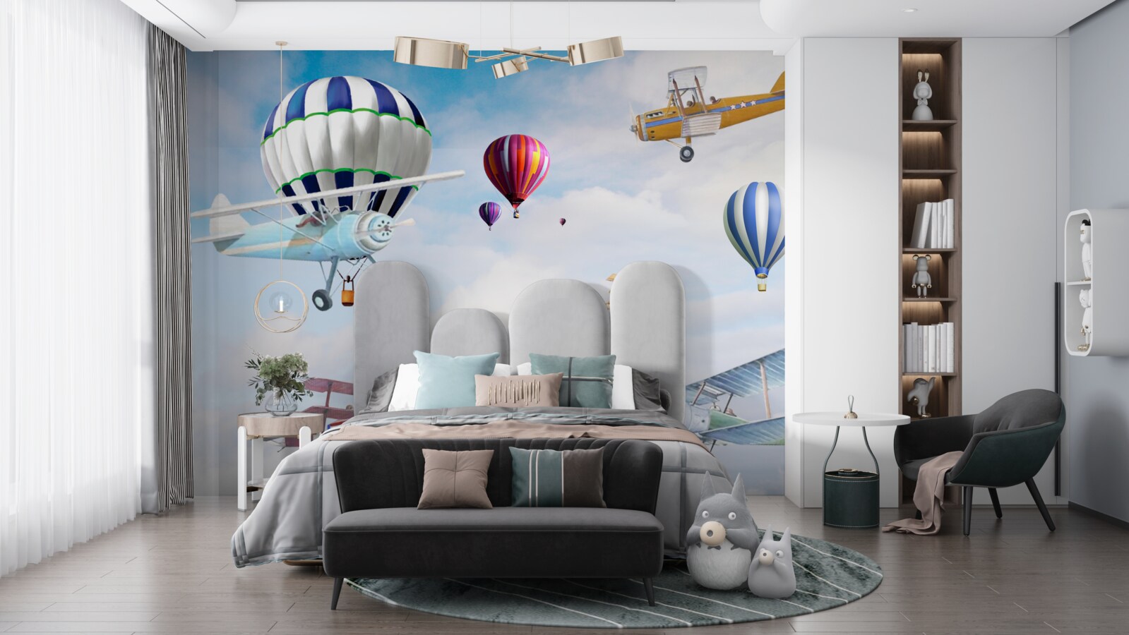 Fototapeta urządzenia do latania w powietrzu