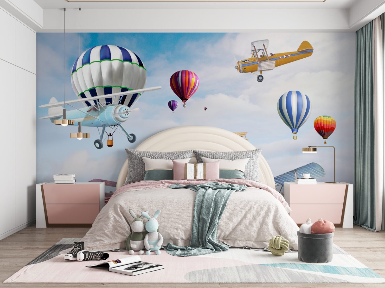 Fototapeta urządzenia do latania w powietrzu