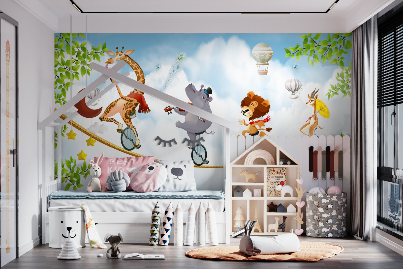 Fototapeta bestie na tyrolce i pojedynczych rowerach