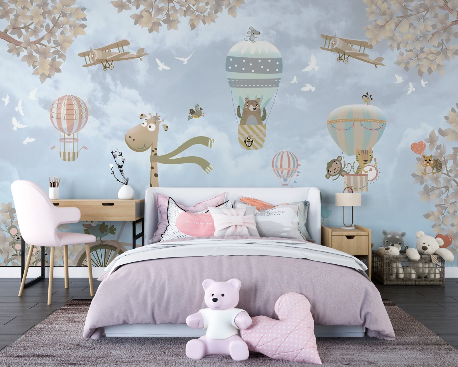 Fototapeta zwierzęta poruszają się różnymi środkami transportu