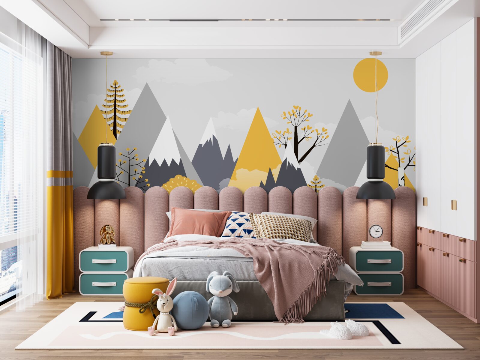 Fototapeta szczyty górskie