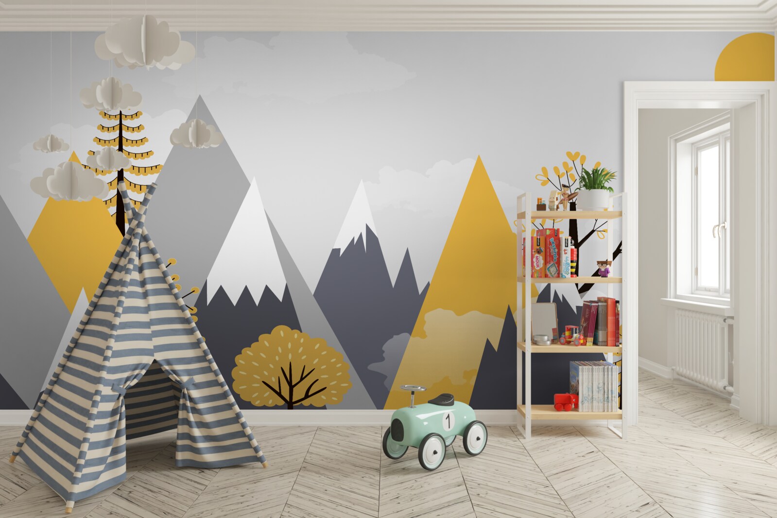 Fototapeta szczyty górskie