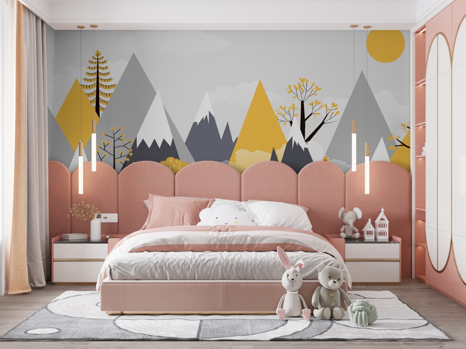 Fototapeta szczyty górskie