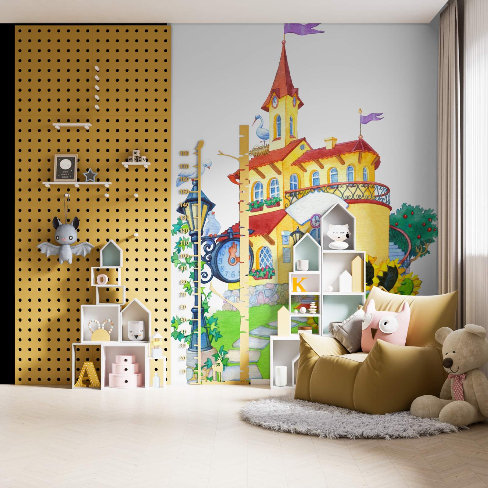 Fototapeta zamek pokazany na obrazie