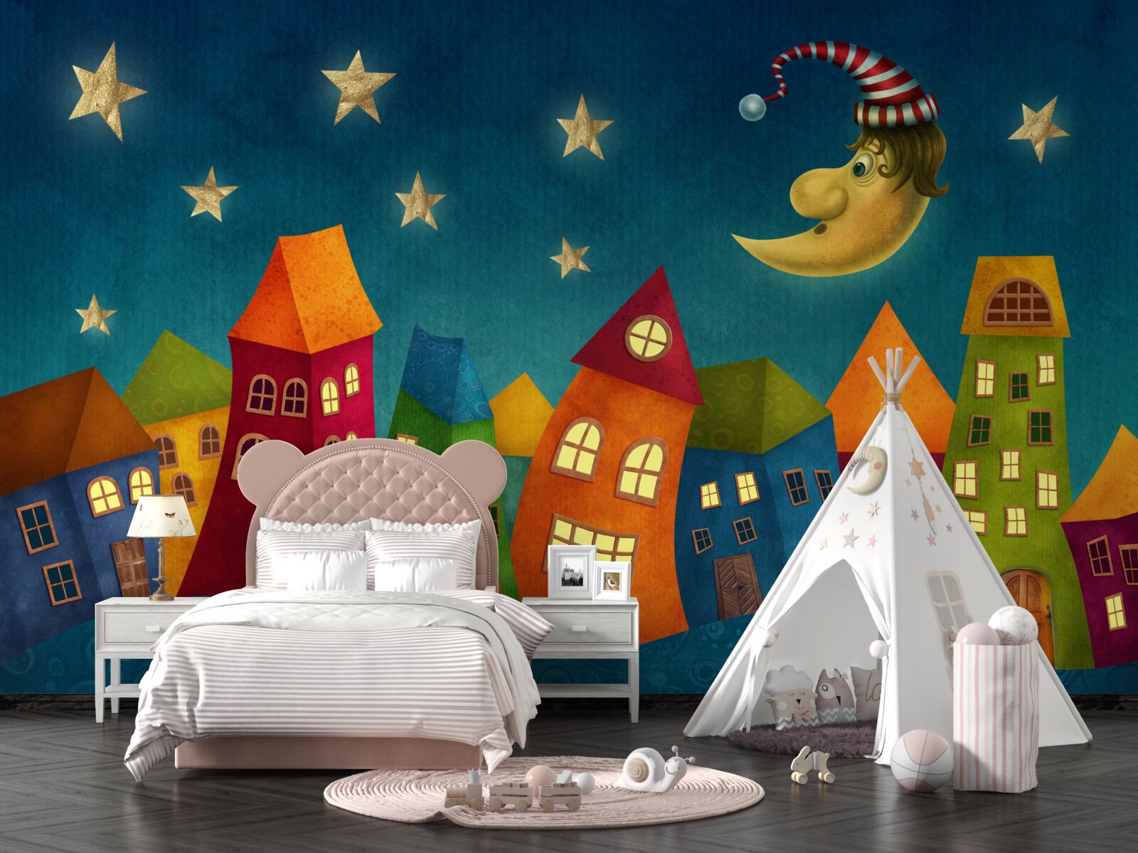 Fototapeta jasne budynki