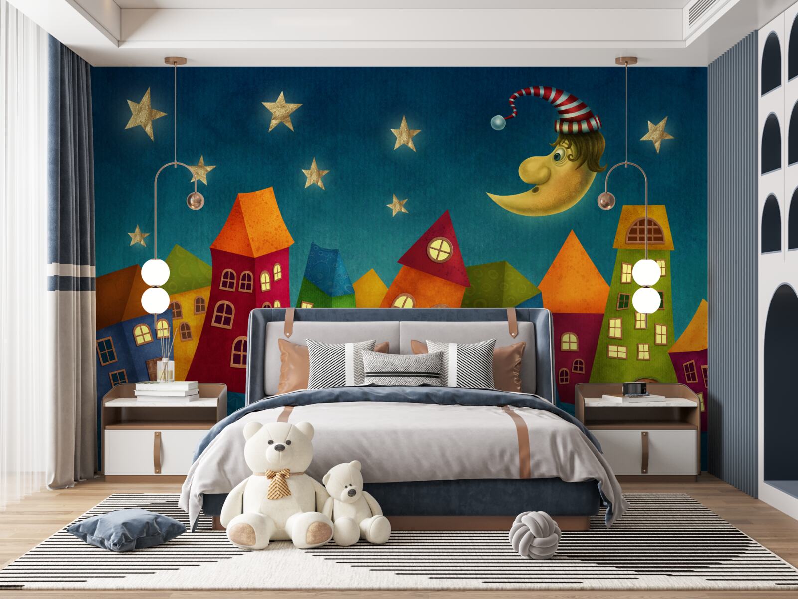 Fototapeta jasne budynki