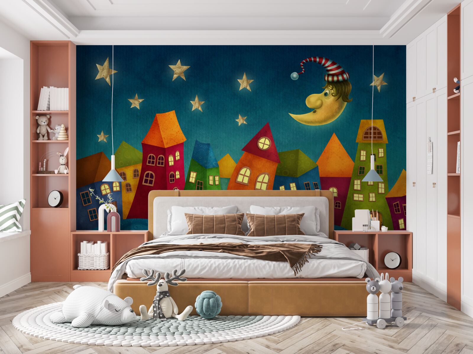 Fototapeta jasne budynki