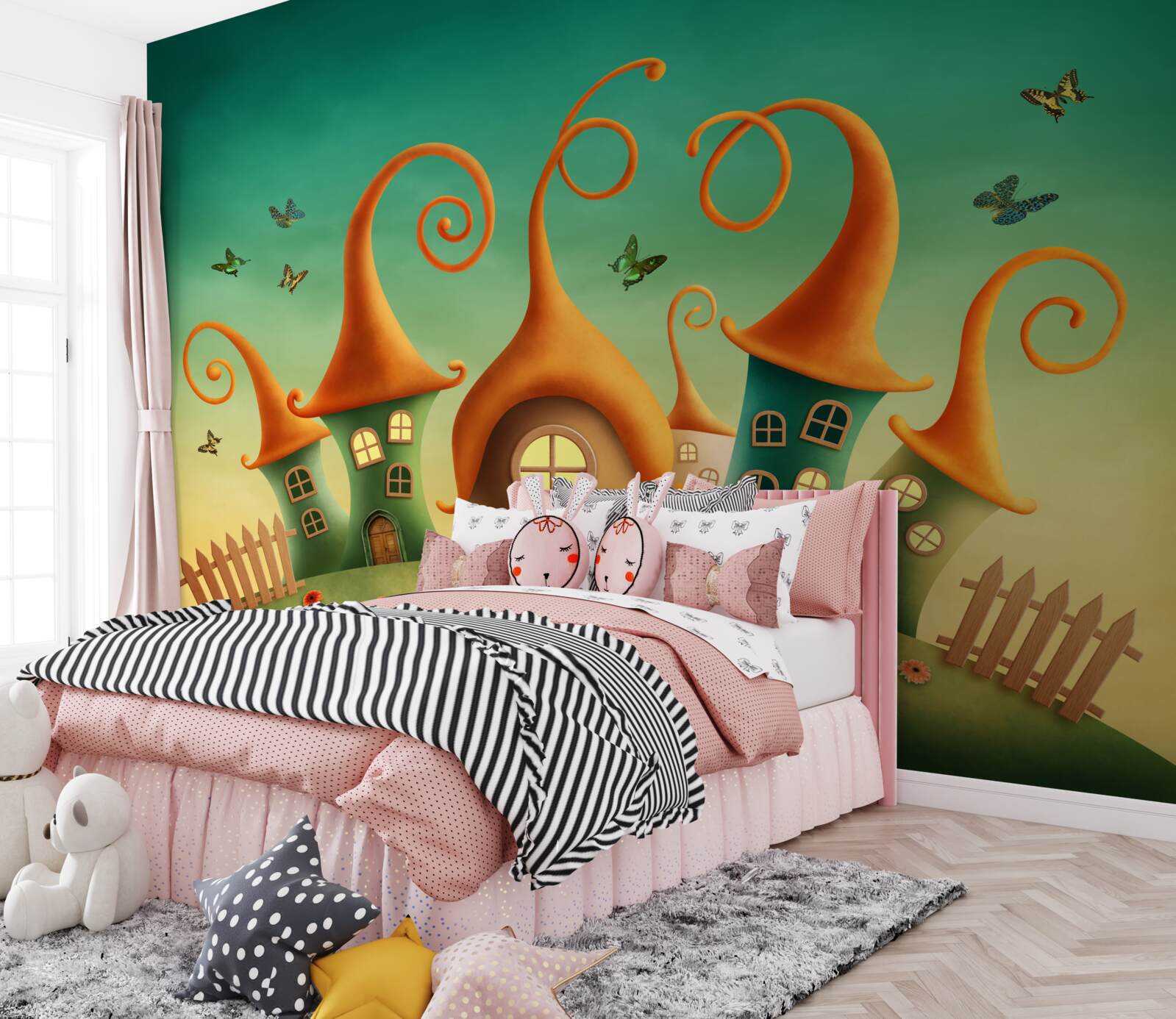 Fototapeta niesamowite domy z bajek